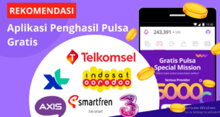 Aplikasi Penghasil Pulsa Telkomsel
